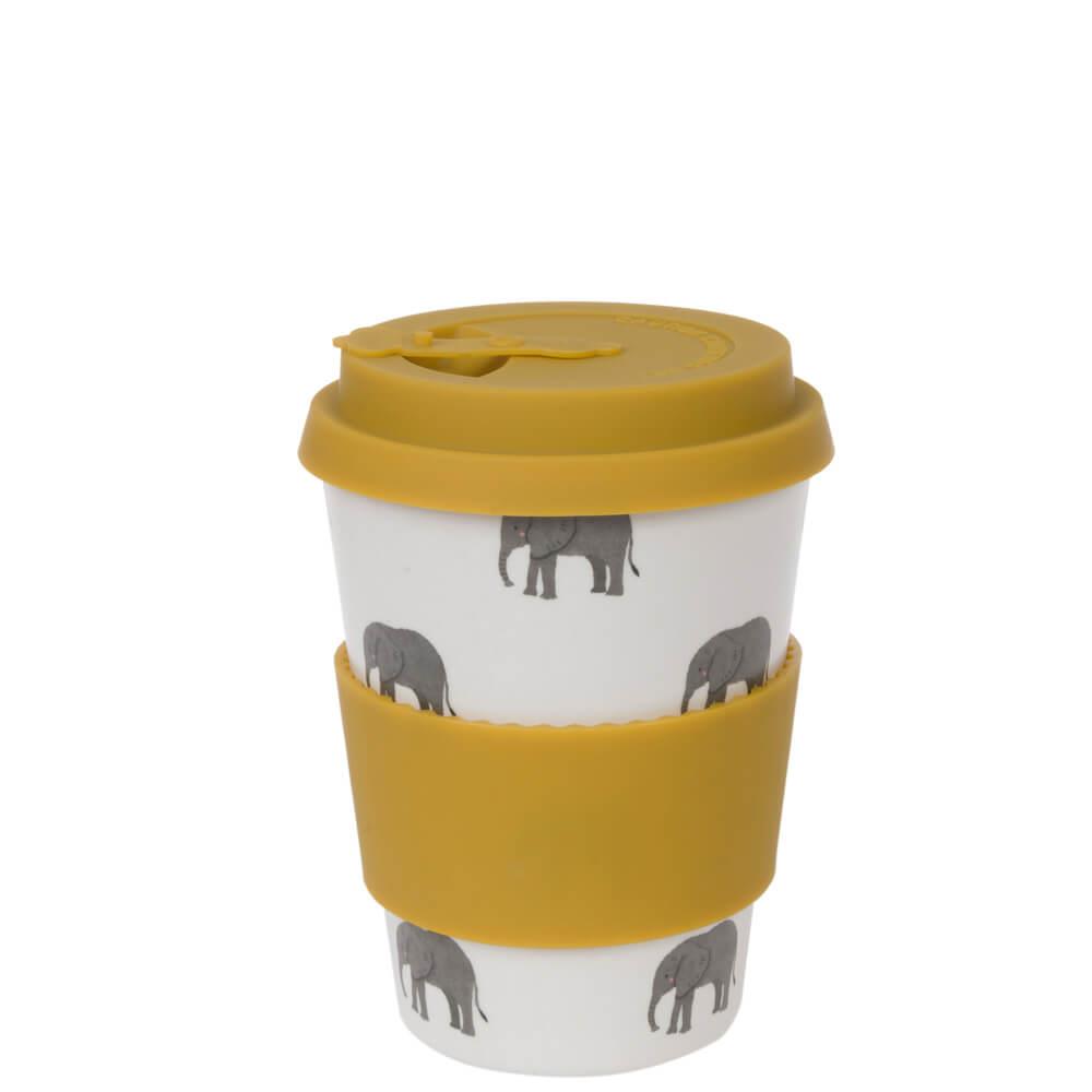 Sophie Allport Elephant Bamboo Travel Mug Jarrolds, Norwich